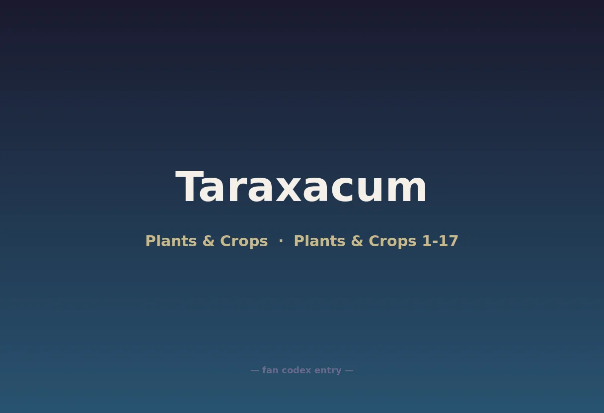 Taraxacum