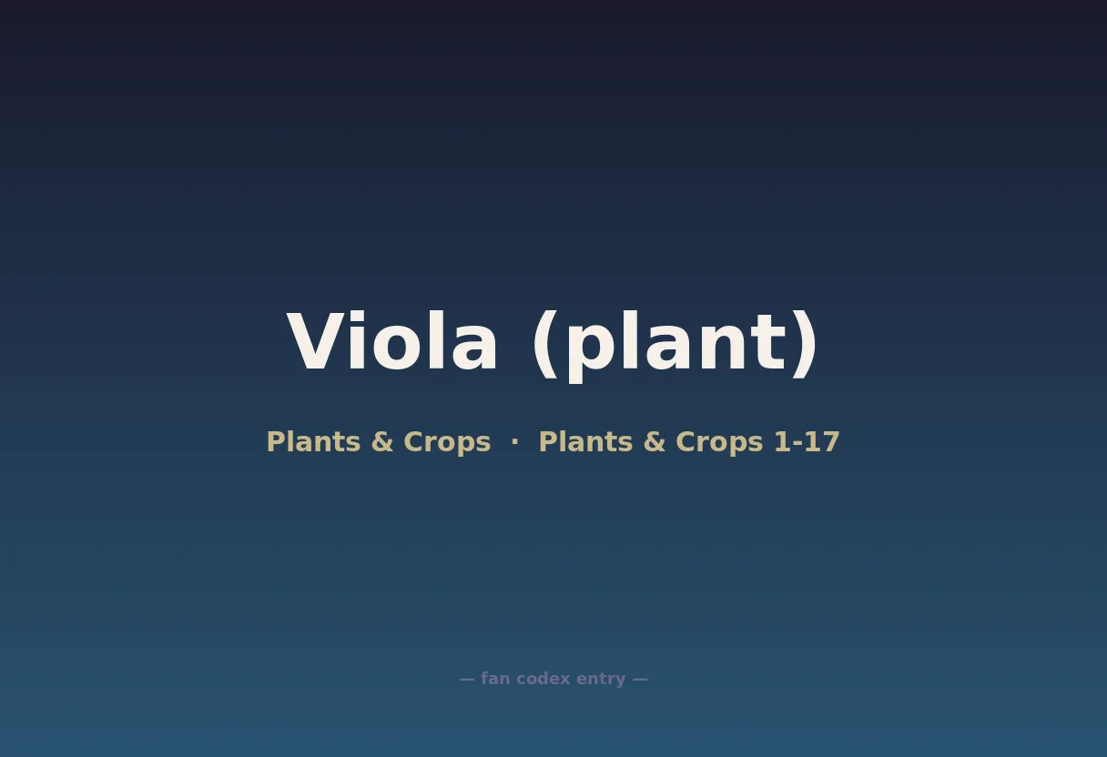 Viola (plant)